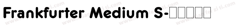 Frankfurter Medium S字体转换